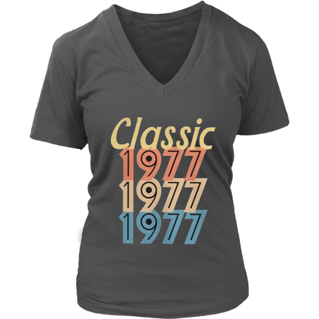 Classic 1977 V-Neck - Shop Sassy Chick