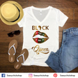 BLCK Queen V-Neck - Shop Sassy Chick