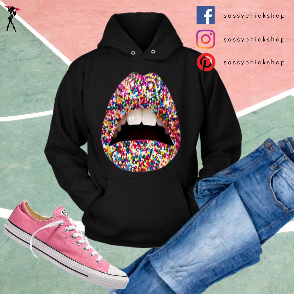 Sprinkles Lips Hoodies