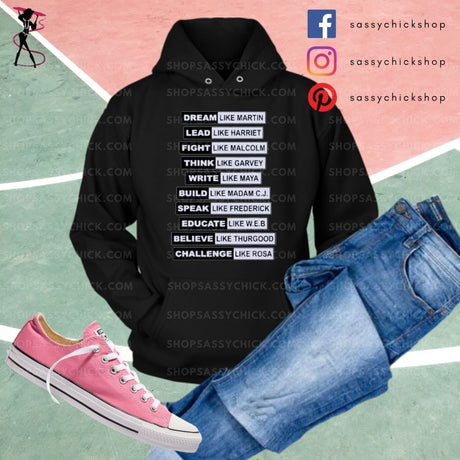 Dream Like Martin Hoodies - Shop Sassy Chick