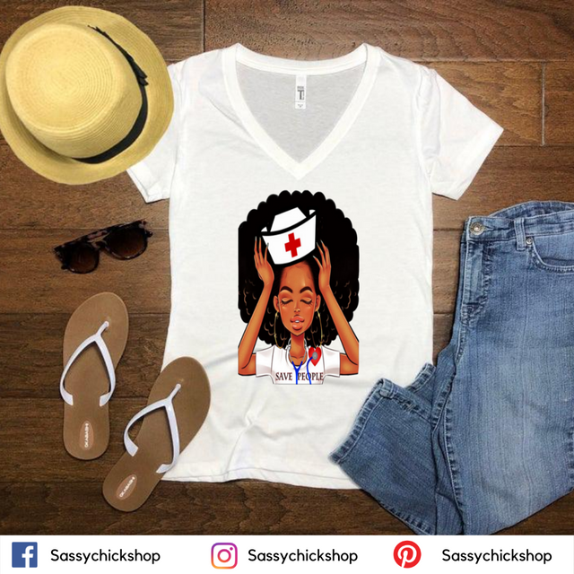 Nurse V-Neck - Shop Sassy Chick