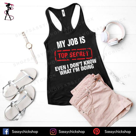 Top Secret Tanks - Shop Sassy Chick