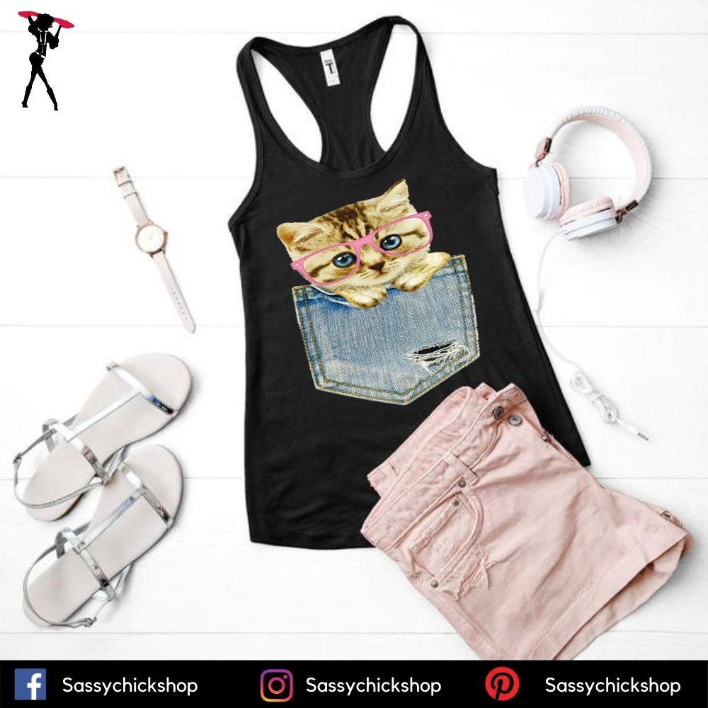 Pocket Cat Tanks - Shop Sassy Chick