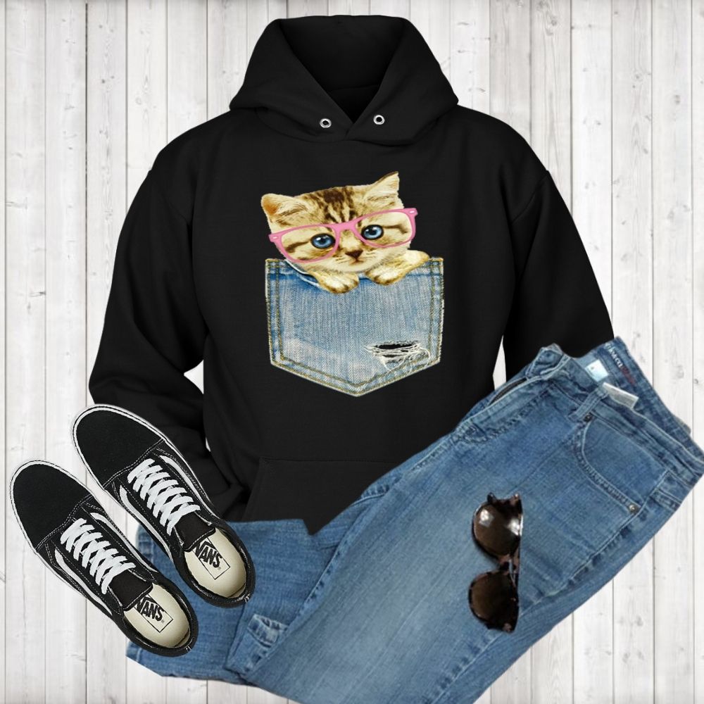 Pocket Cat Hoodies