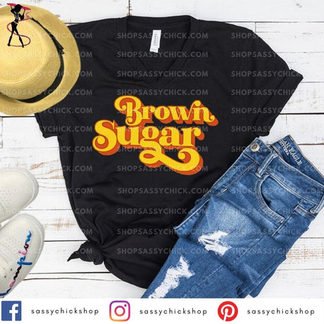 Brown Sugar V-Neck - Shop Sassy Chick