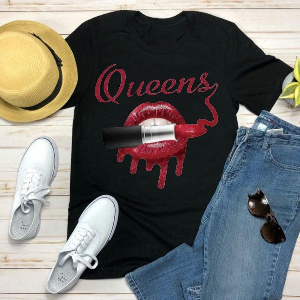 Queens Lips Stick T-Shirt - Shop Sassy Chick