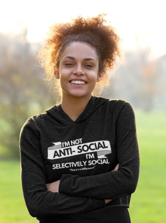Anti Social Hoodies - Shop Sassy Chick