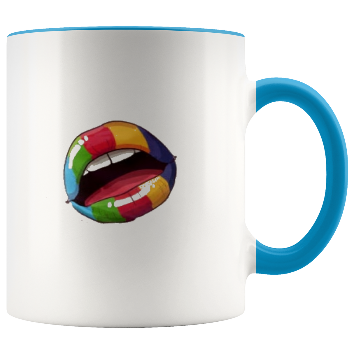 Rainbow  Lips Coffee Mug - Shop Sassy Chick