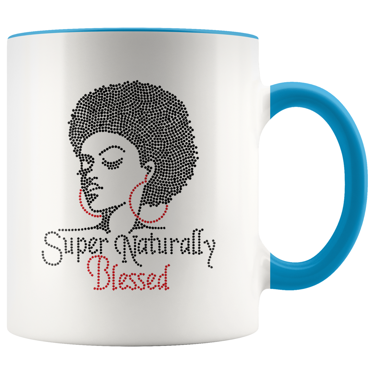 Mug Super Naturally Blessed Ceramic Mug - Blue | Shop Sassy Chick