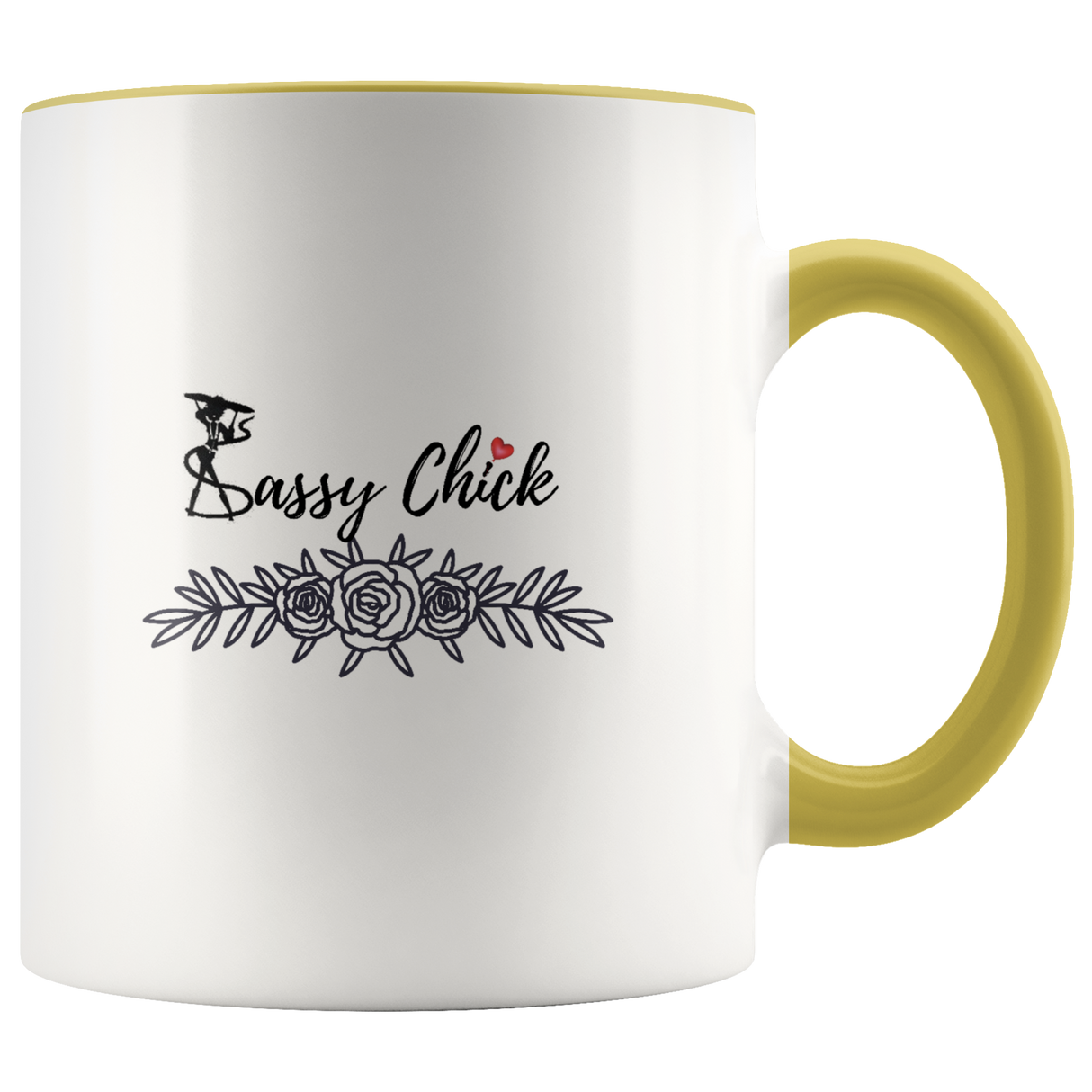 Mug Hower Sassy Ceramic Accent Mug - Yellow | Shop Sassy Chick