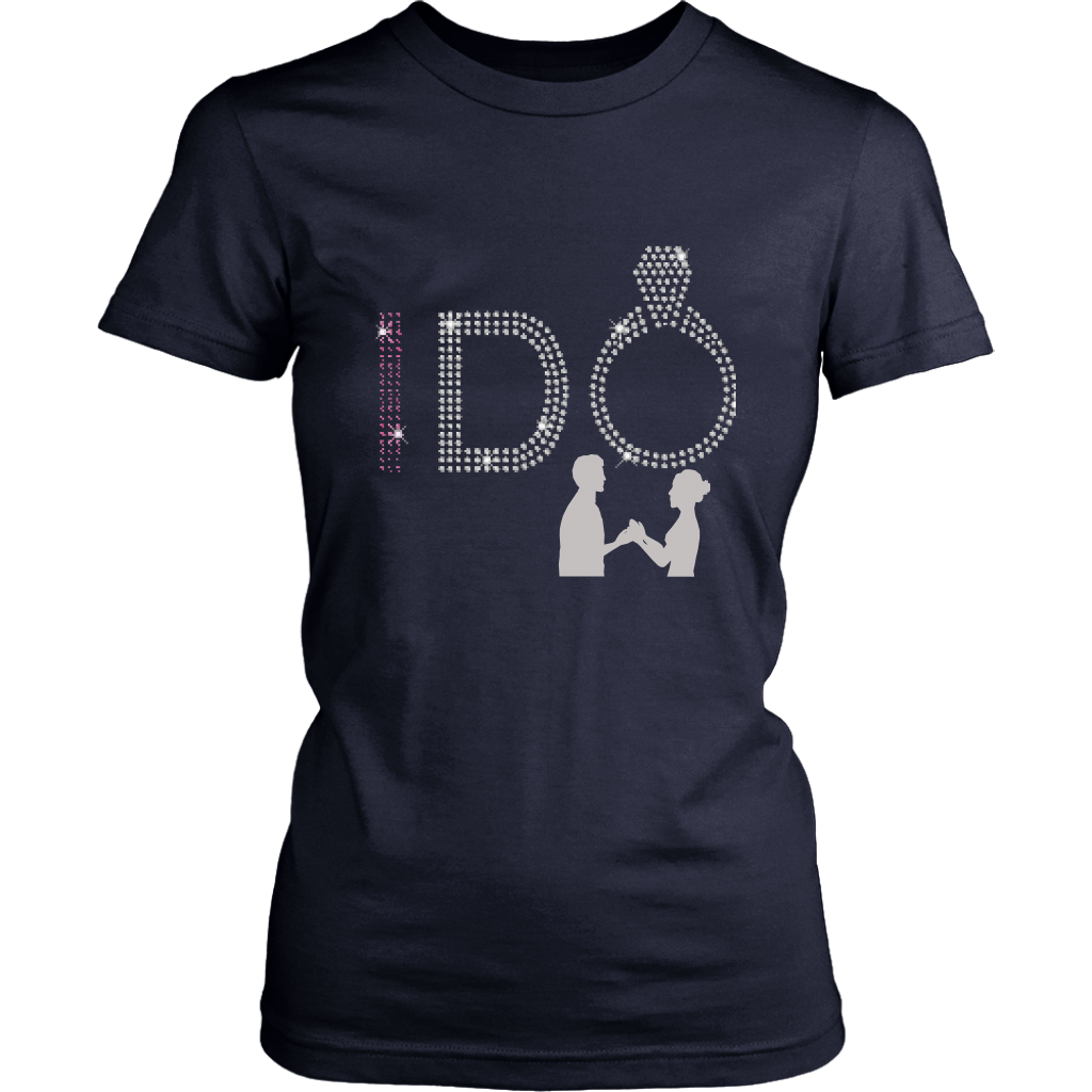 I Do Women's Unisex T-Shirt - Navy | Shop Sassy Chick