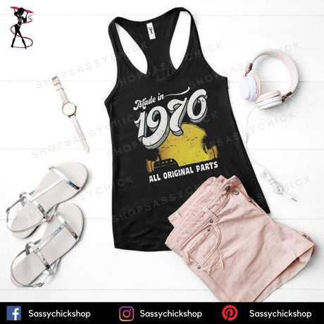 Made in 1970 Tanks - Shop Sassy Chick