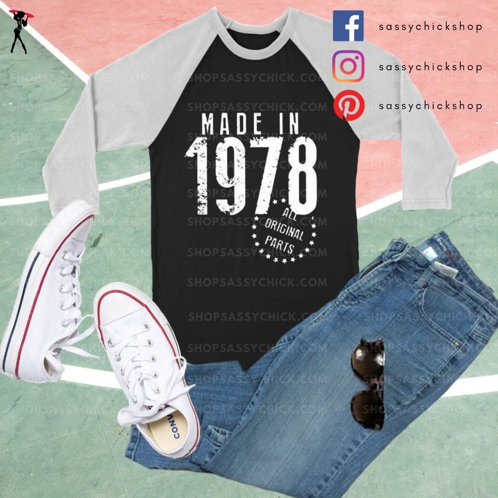 Made In 1978 Long Sleeves - Shop Sassy Chick