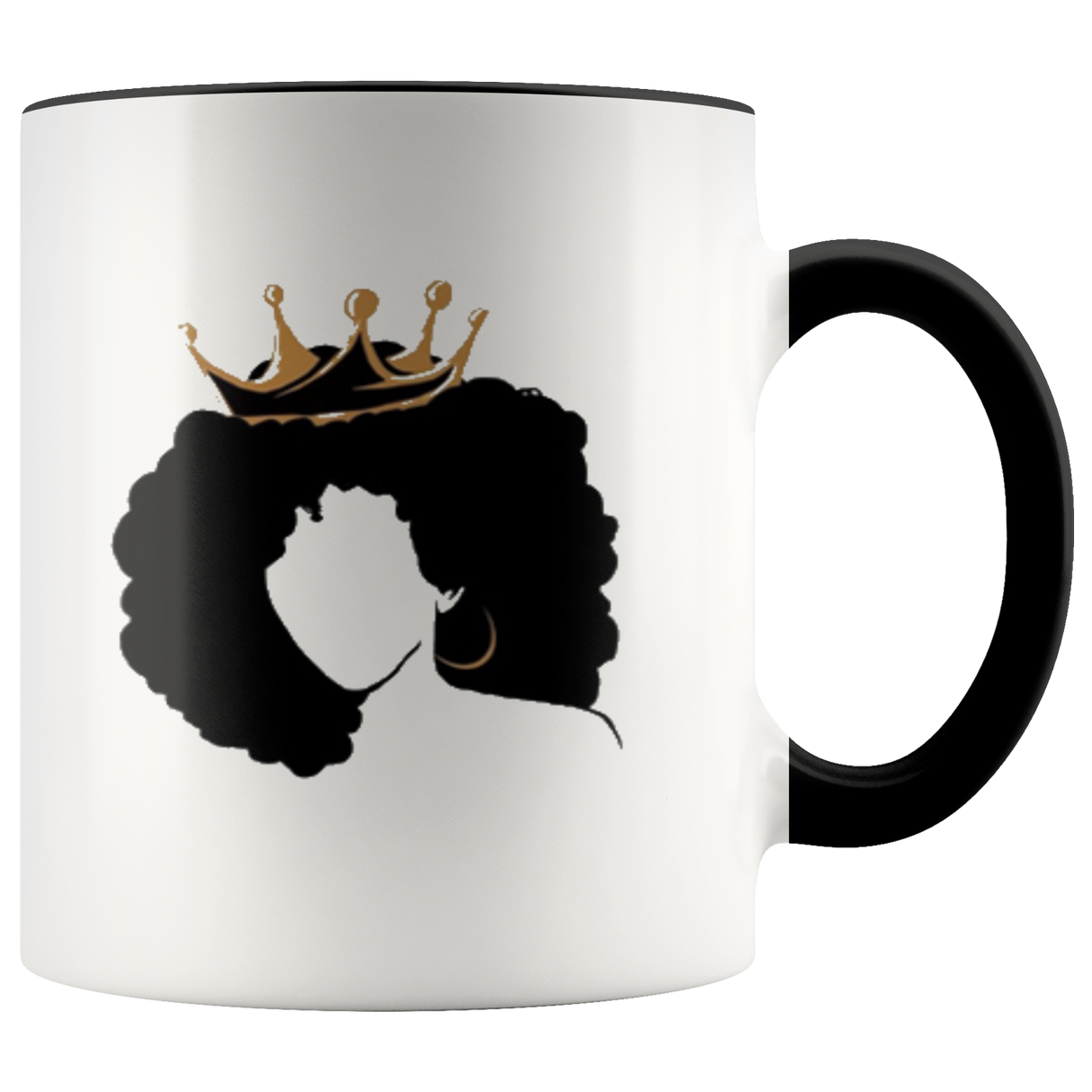 Lady Queen Afro Coffee Mug - Shop Sassy Chick