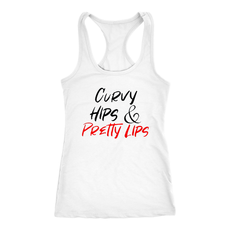 Curvy Hips & Pretty Lips Tanks - Shop Sassy Chick