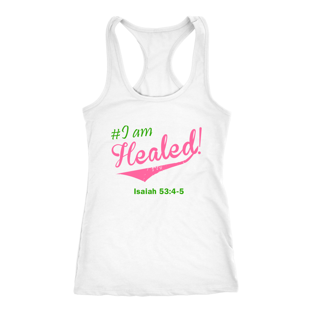 I Am Healed Pink Tank - Shop Sassy Chick