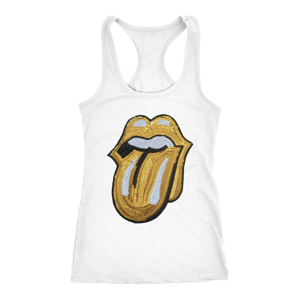 Yellow Lips Tanks - Shop Sassy Chick