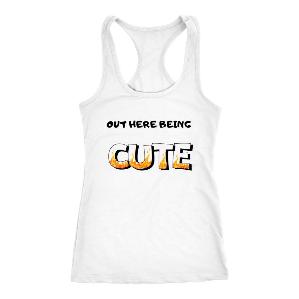 Out Here Being Cute Tanks