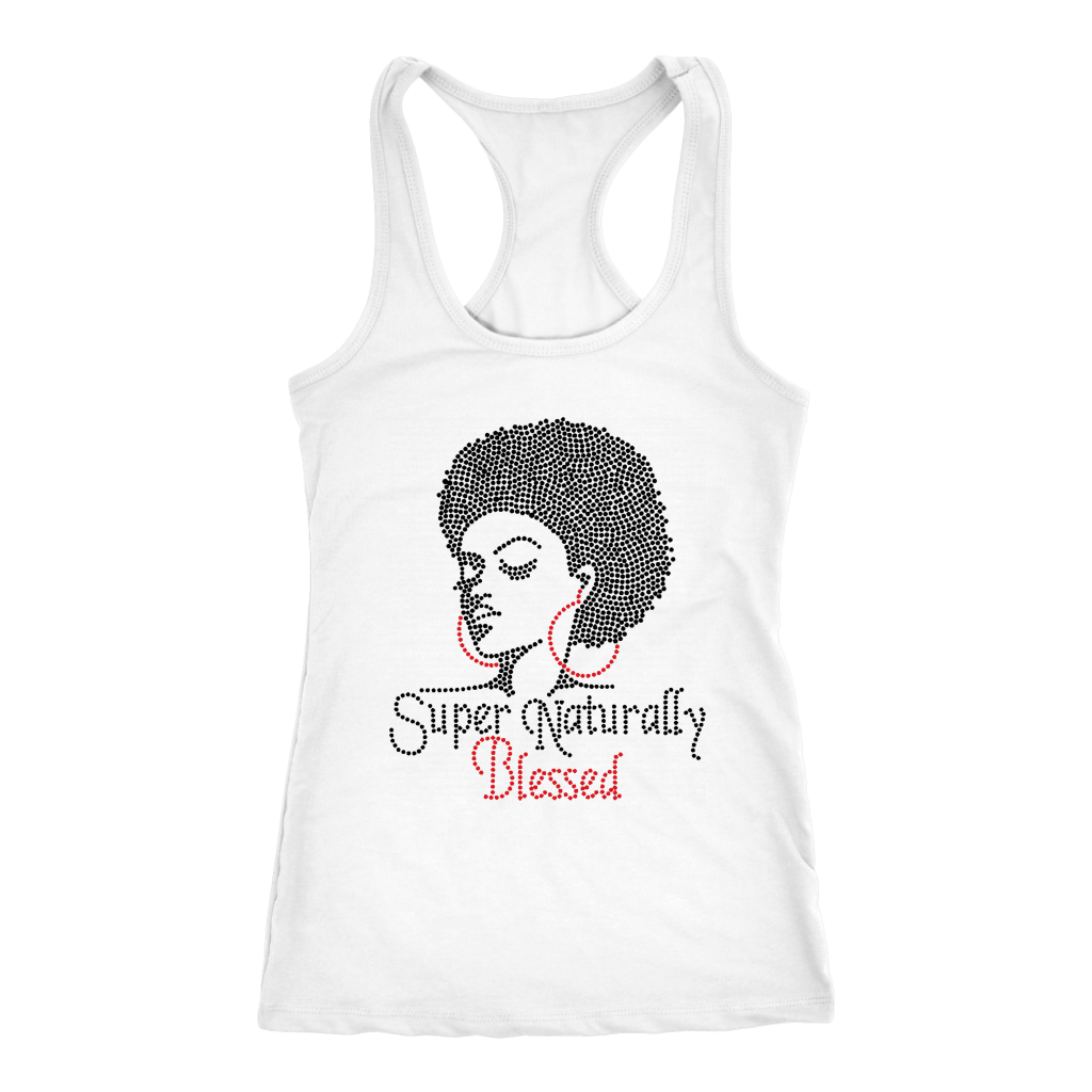 Super Natural Racerback Tank Top -White | Shop Sassy Chick