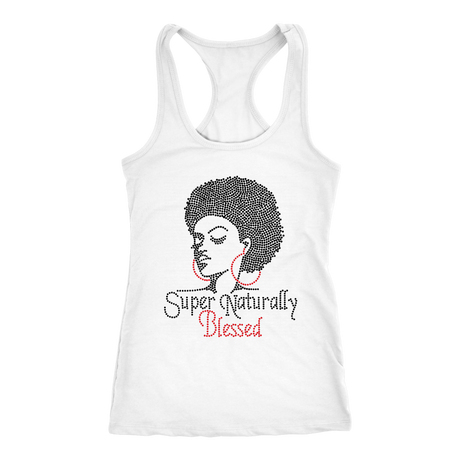 Super Natural Racerback Tank Top -White | Shop Sassy Chick
