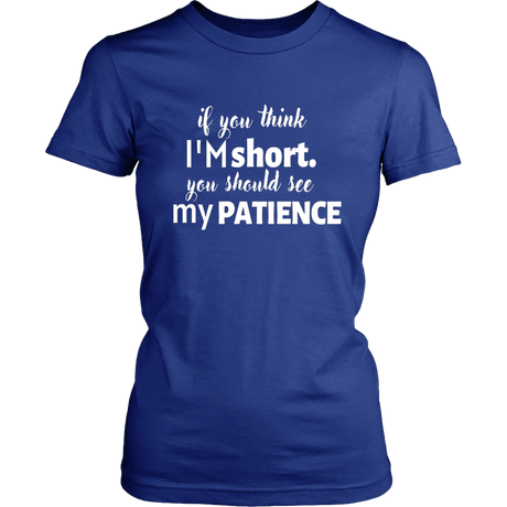 I'm short