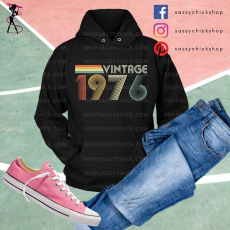 Vintage 1976 Hoodies