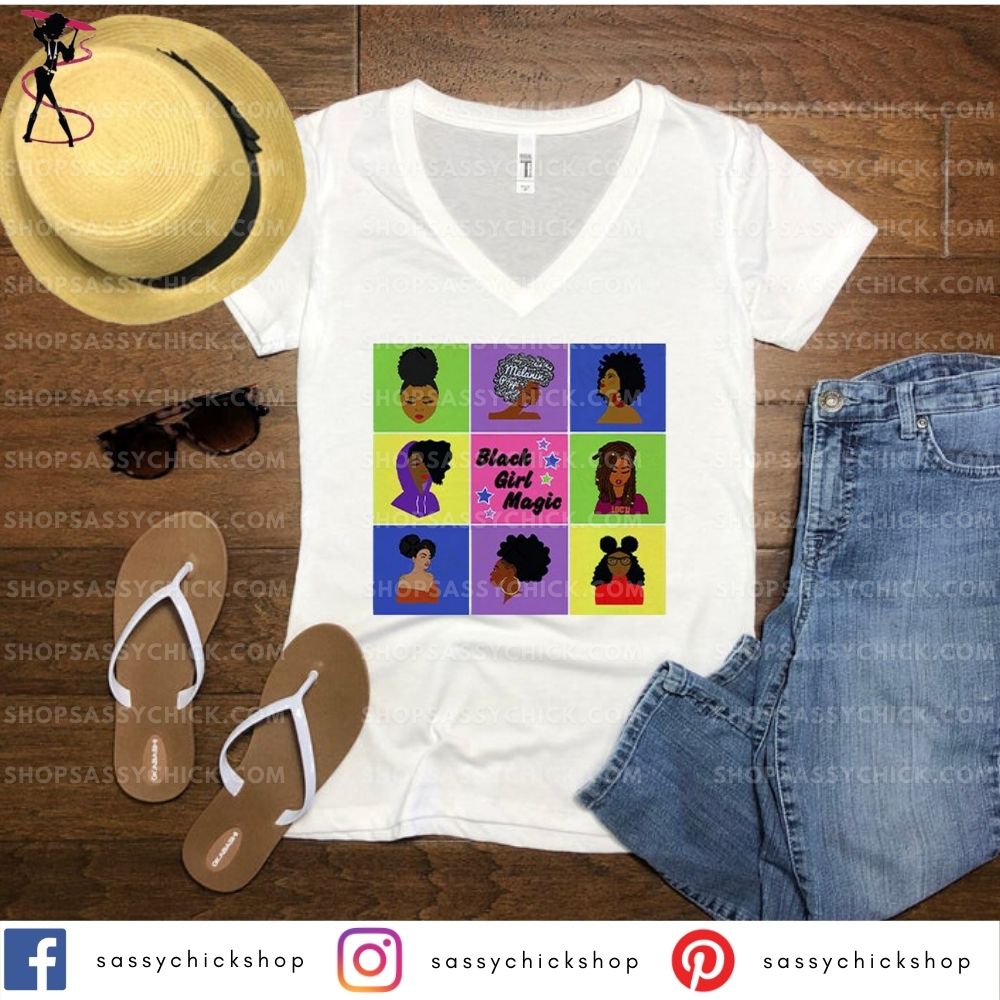 Girl Magic V-Neck - Shop Sassy Chick