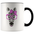 Zebra mug Ceramic White Coffee Mug - Black | Shop Sassy Chick
