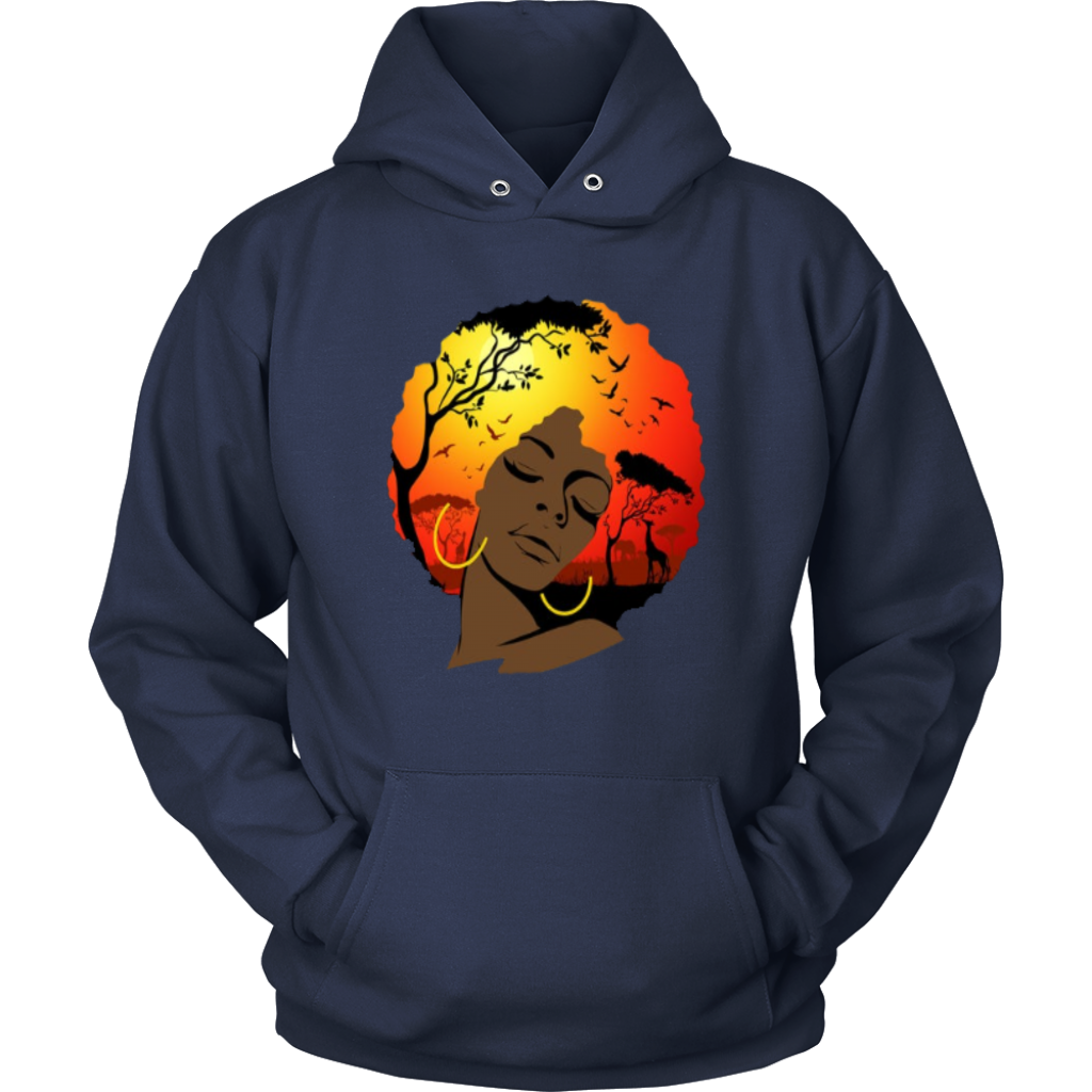 Afro Lady Hoodies