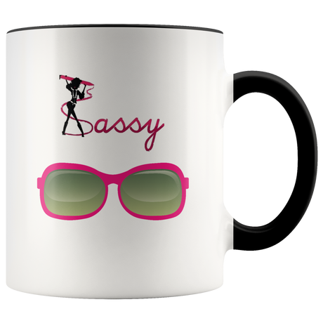 Sunglasses Mug Ceramic Accent Mug - Black | Shop Sassy Chick