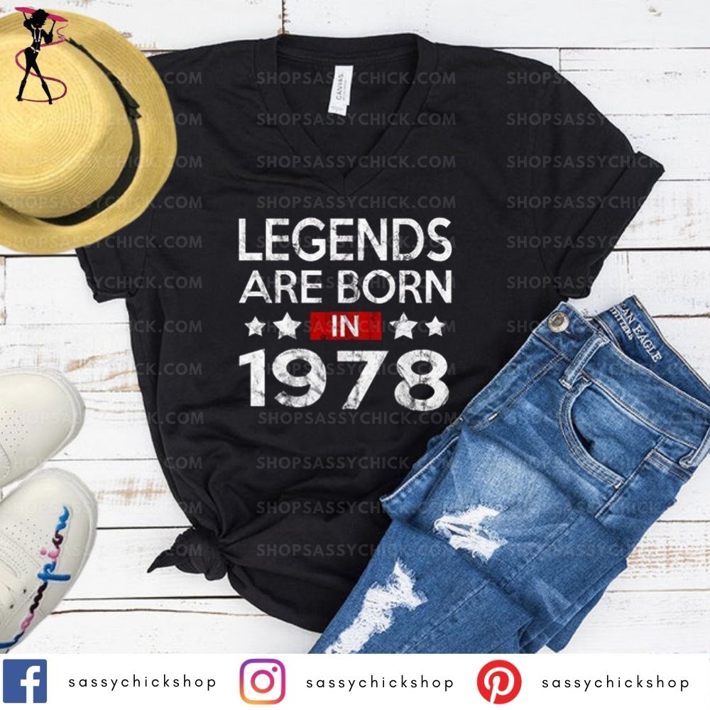 Legends Are Born V-Neck - Shop Sassy Chick