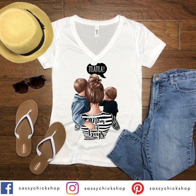 Mama V-Neck - Shop Sassy Chick
