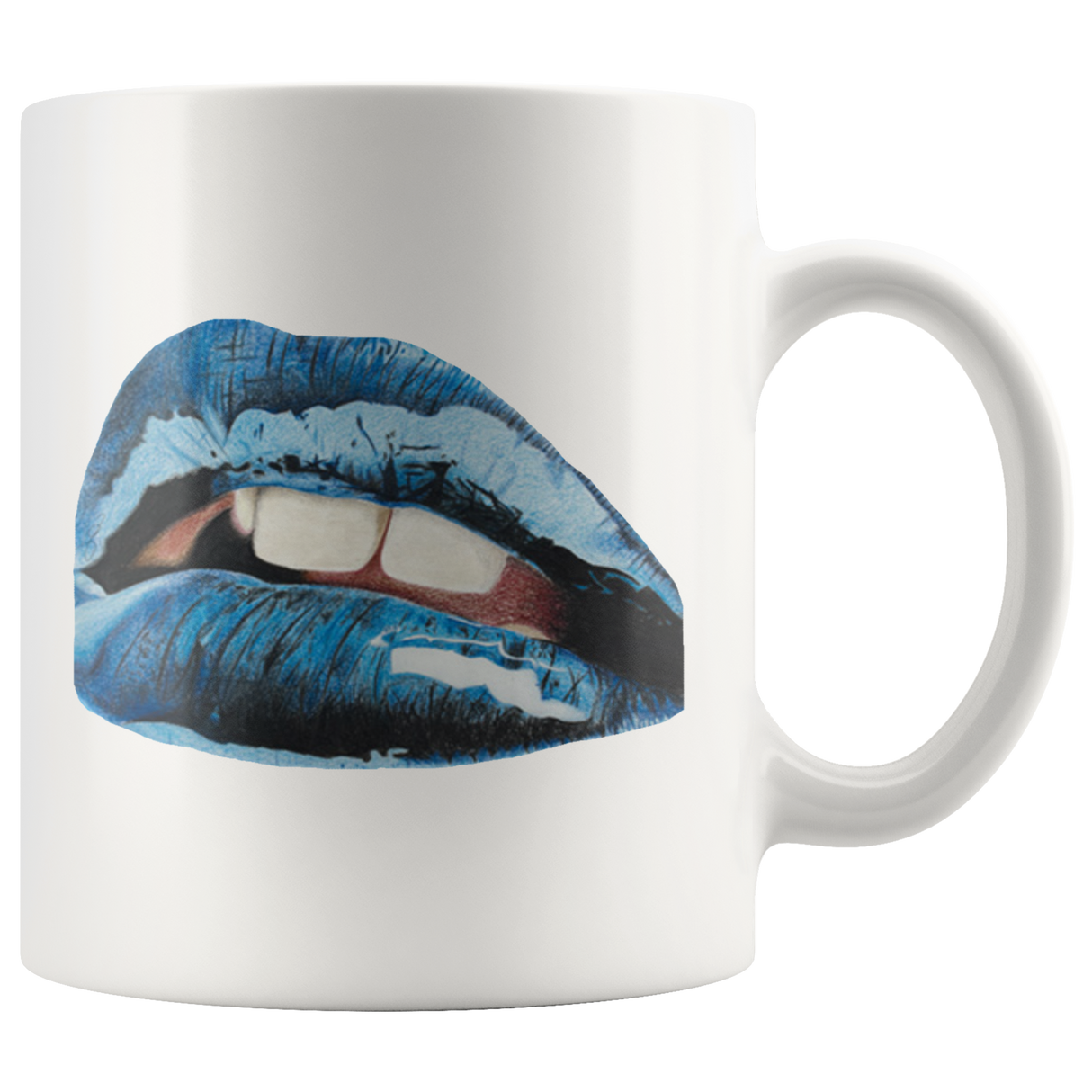 Blue Lips Mugs - Shop Sassy Chick