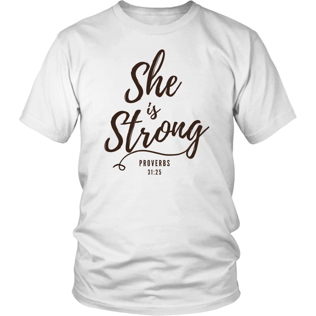 She Is Strong T-Shirt - Shop Sassy Chick