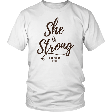 She Is Strong T-Shirt - Shop Sassy Chick
