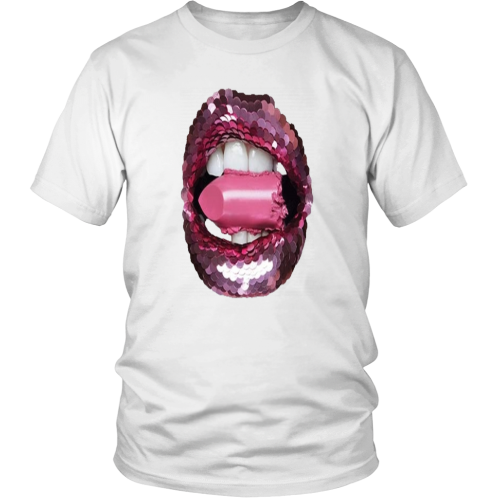 Glitter Lips T-Shirt - Shop Sassy Chick