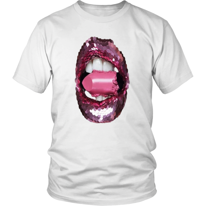 Glitter Lips T-Shirt - Shop Sassy Chick