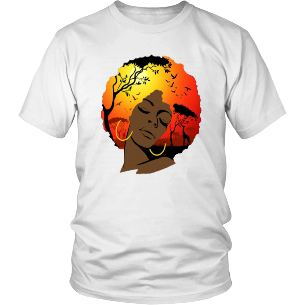 Afro Lady T-Shirt - Shop Sassy Chick