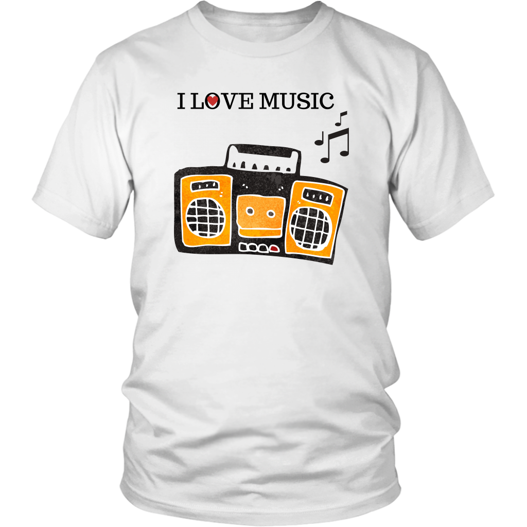 I Love Music T-Shirt - Shop Sassy Chick