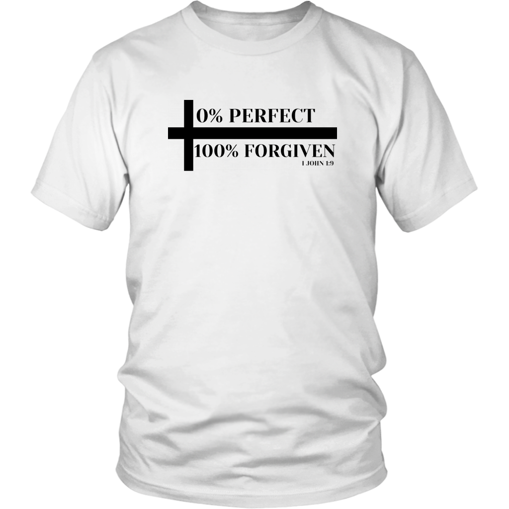 100% Forgiven T-Shirt - Shop Sassy Chick