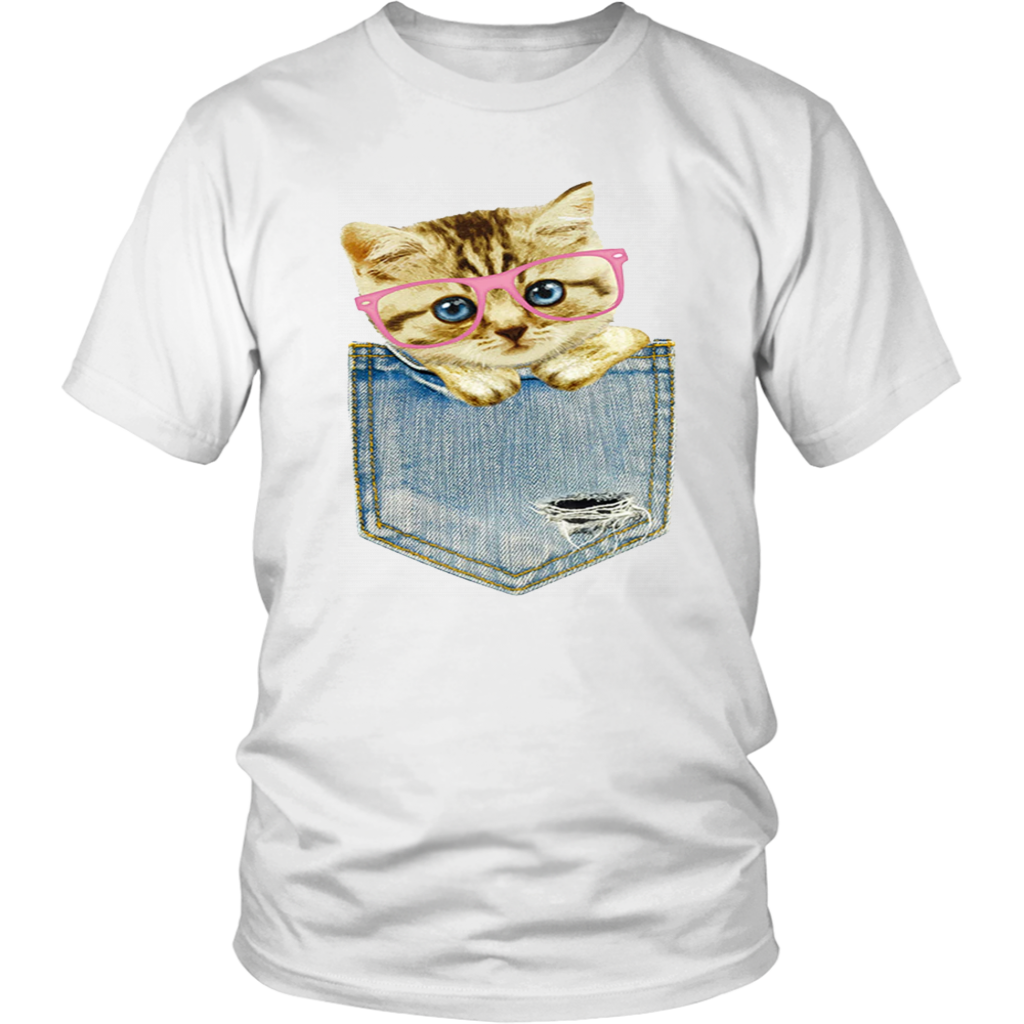 Pocket Cat T-Shirt - Shop Sassy Chick