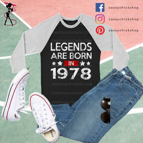 Legends Are Born Long Sleeves - Shop Sassy Chick