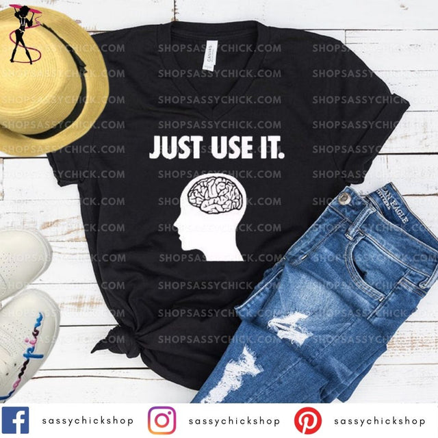 Just Use It V-Neck - Shop Sassy Chick