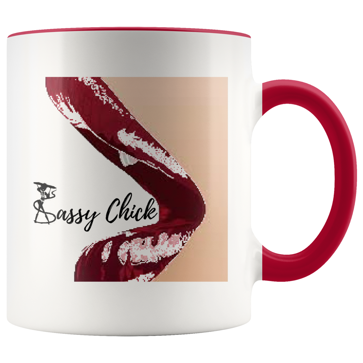 Sassy Chick Mug Ceramic Accent Mug - Red | Shop Sassy Chick