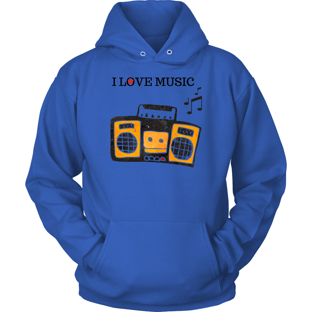 I Love House Music Hoodie