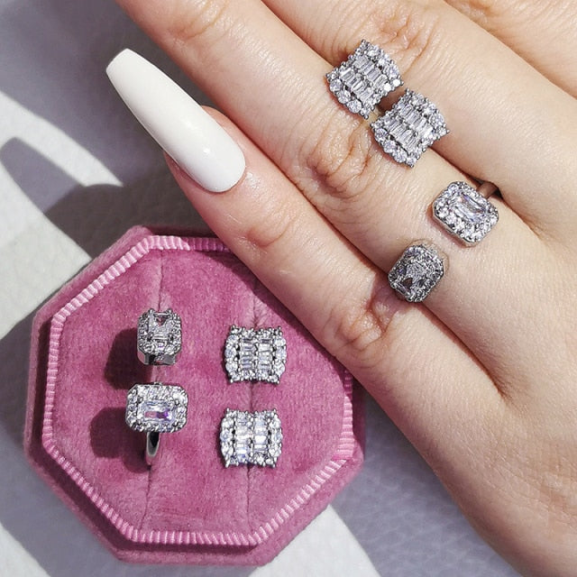 925 Sterling Silver Jewelry Set