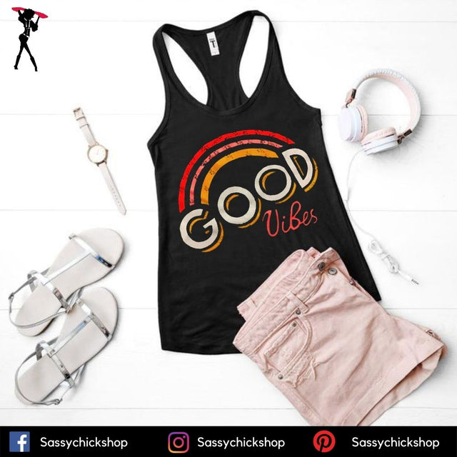Good Vibes Tanks - Shop Sassy Chick