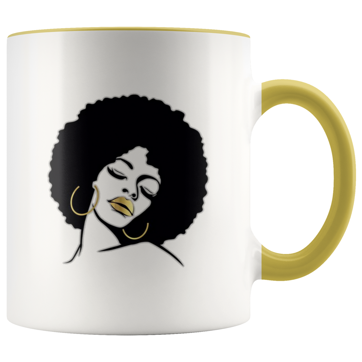 Afro Lady Cute Coffee Mug - Shop Sassy Chick