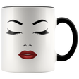 Red; Lip Face Coffee Mug - Shop Sassy Chick