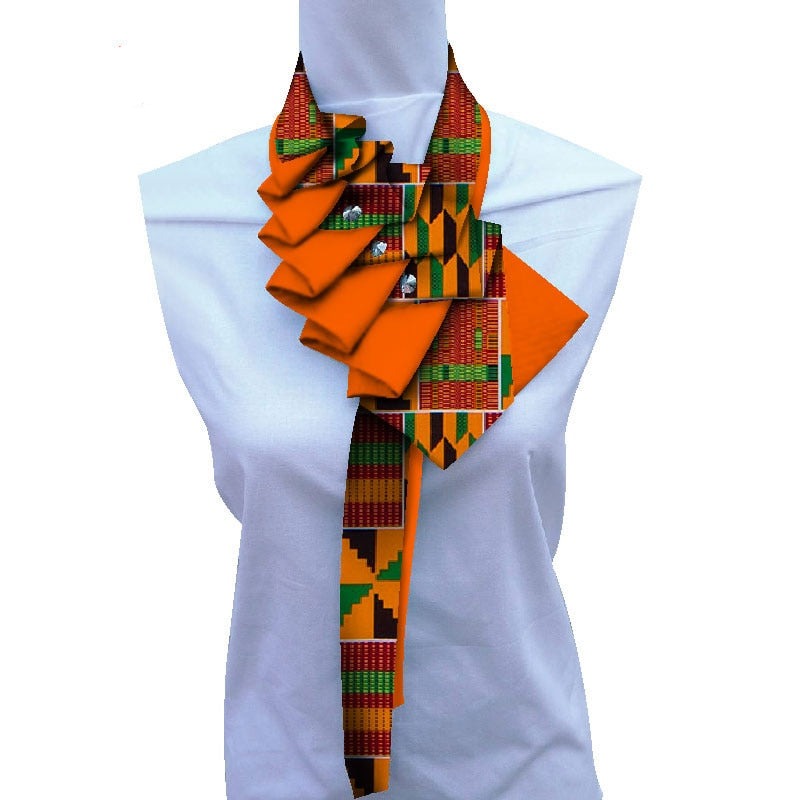 Orange African Handmade Necklace